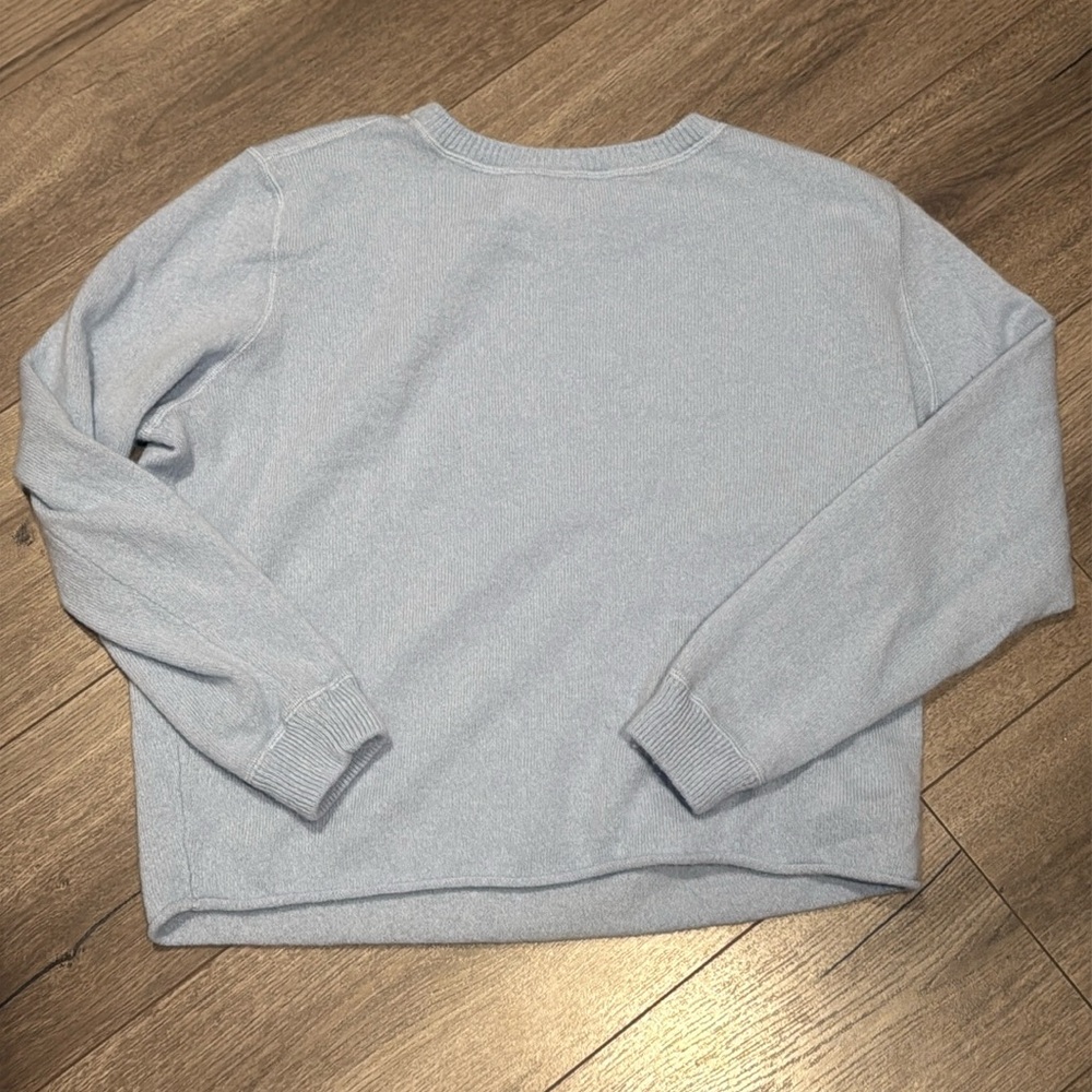 Reformation Ceil Blue Pullover Sweater Large PREOWNED